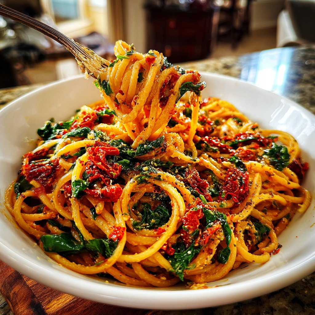 Sun-Dried Tomato Pasta Delight