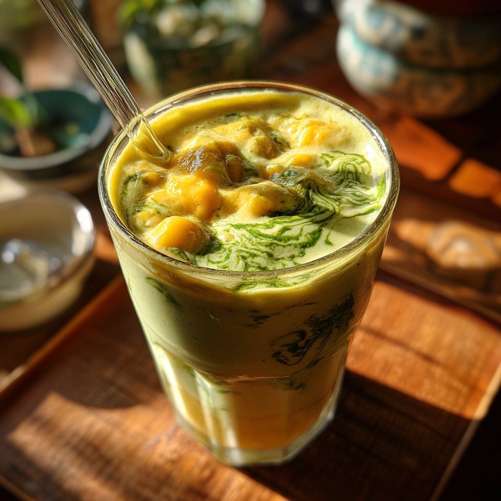 Mango Matcha Smoothie Delight