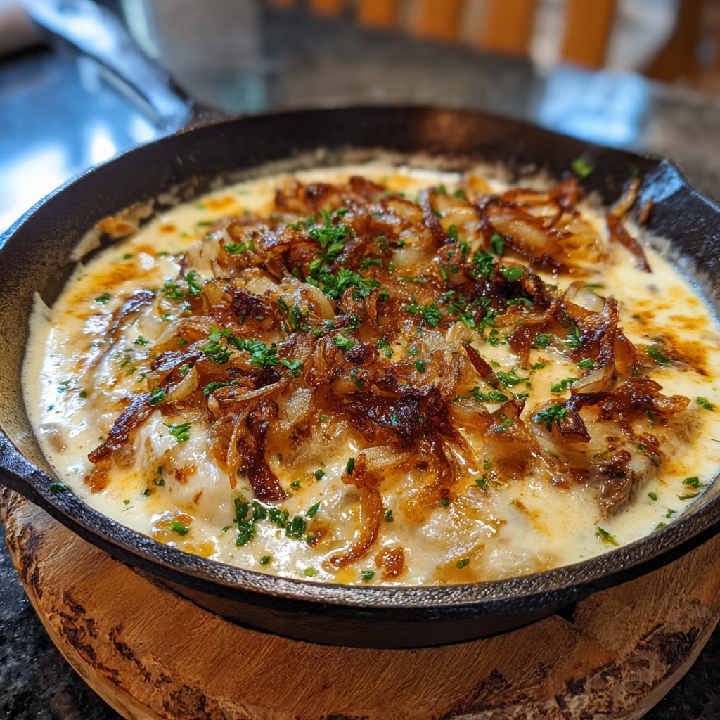 Onion Boil with Cream Sauce