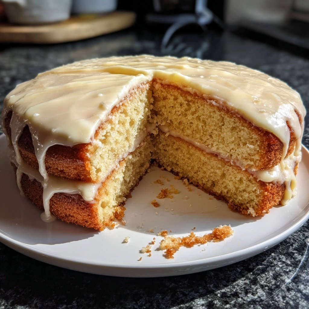 Dessert Vanilla Sponge Cake